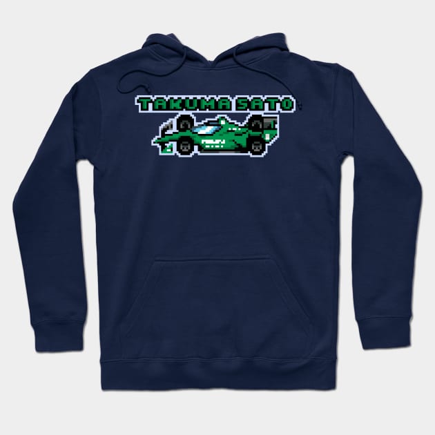 Takuma Sato '23 Old School Hoodie by SteamboatJoe